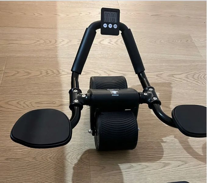 Фітнес Ролик Колесо з автоматичним відскоком для вправ на прес AB WHEEL AB-WHEEL фото