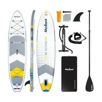 SUP дошка 350см Rebel ACTIVE з аксесуарами сапборд 150 кг 350 x 81 х 15 см White 4991 фото