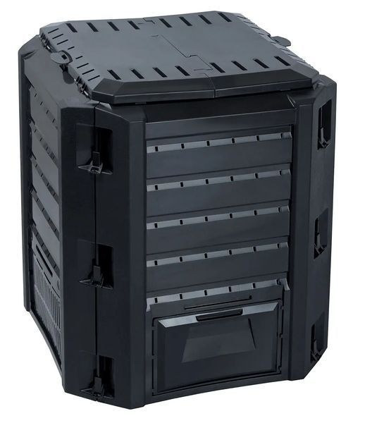 Компостер садовий PROSPERPLAST 1модуль 380 л чорний Польща IKST380C-S411 фото