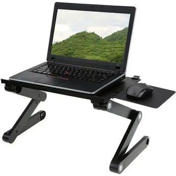 Столик трансформер для ноутбука&nbsp;Laptop Table T8,&nbsp;підставка для ноутбука з охолодженням Table T8 фото