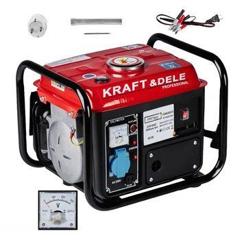 Компактний однофазний бензиновий генератор Kraft&Dele KD109 0,8-1.2 кВт 2-тактний KD109 фото