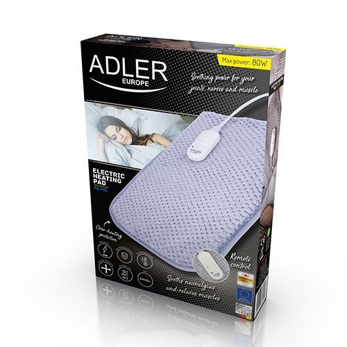 Подушка-грілка-Електрогрілка 40x30, 80 Вт Adler AD 7415 Польща AD 7415 фото