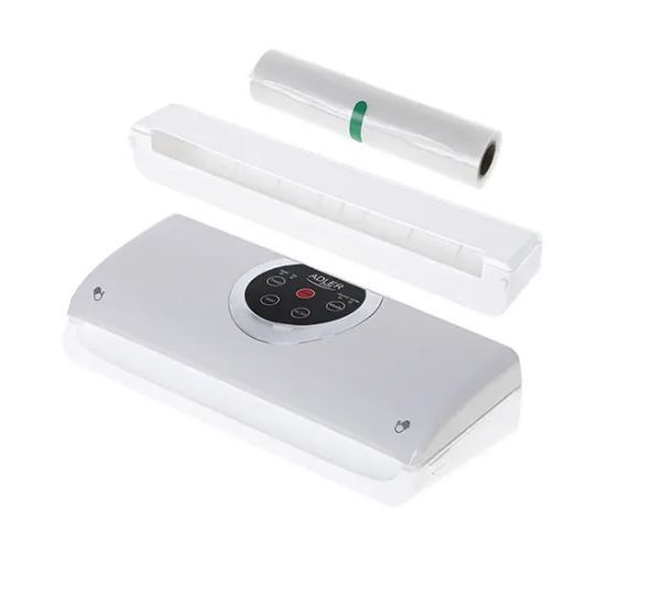 Вакууматор Adler AD 4503, 130 Вт, 320 мм, для пакетів і контейнерів, різак, Sous Vide 99365075 фото