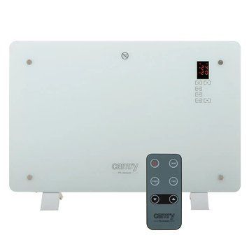 Скляний обігрівач конвектор Camry CR 7721 (1500Вт, пульт, LCD, термостат, таймер, Польща) CR 7721 фото
