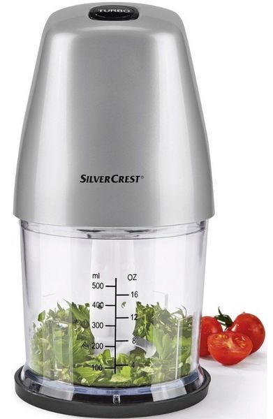 Подрібнювач чопер Silver Crest SMZ 260 I2 Silver (овочі, зелень, цибуля, горіхи та кубики льоду) Німеччина 37976921 фото