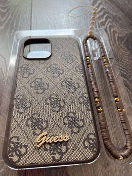 Протиударний чохол на телефон GUESS для iPhone 13 Pro Max with strap C173627 фото