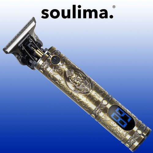 Тример для волосся та бороди Soulima 19590 4-в-1, LED-дисплей, USB-C, до 120 хв роботи 19590 фото