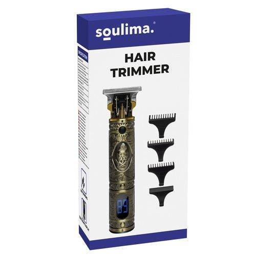 Тример для волосся та бороди Soulima 19590 4-в-1, LED-дисплей, USB-C, до 120 хв роботи 19590 фото