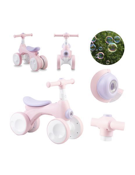 Біговел MoMi TOBIS Pink (зі світлом та мильними бульбашками) Hnrt_4252 фото