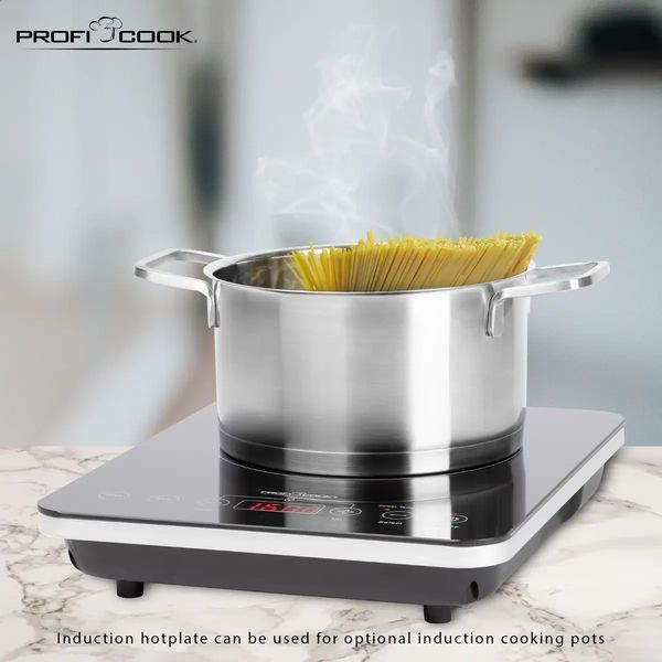 Настільна індукційна плита ProfiCook PC-EKI 1062 (одинарна конфорка, 2000Вт, Німеччина) CTC50748 фото