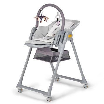 Стільчик для годування 2в1 KiderKraft LASTREE Grey Hnrt_3612 фото
