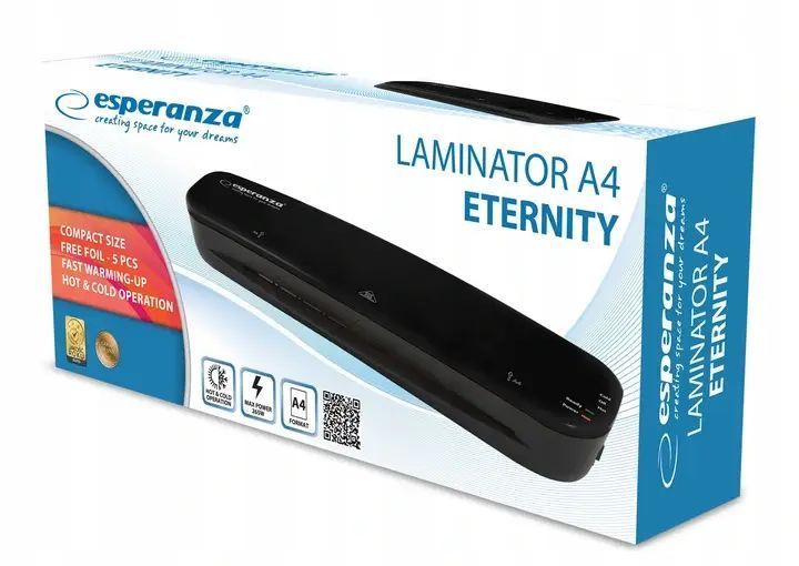 Ламінатор А4 Esperanza EFL002 Eternity (265Вт, Польща) EFL002 фото