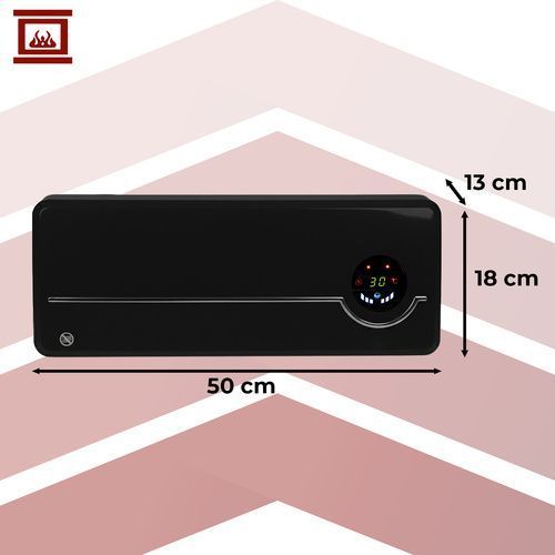 Настінна теплова завіса Kaminer AIRO 26388, 2000 Вт, Wi-Fi, PTC, пульт ДК, LED-дисплей 26388 фото