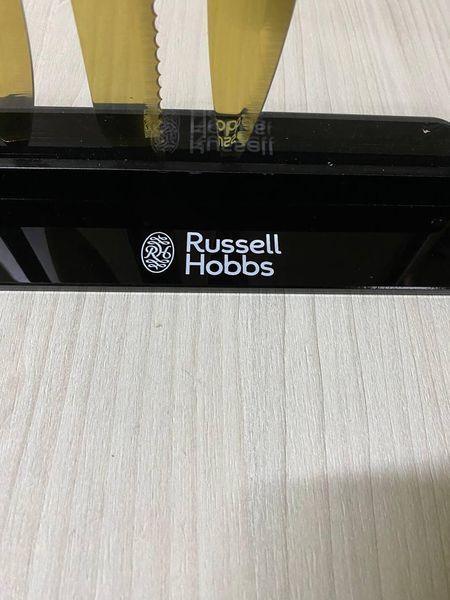 Набір ножів у підставці Russell Hobbs 5 шт Gold 55563564 фото